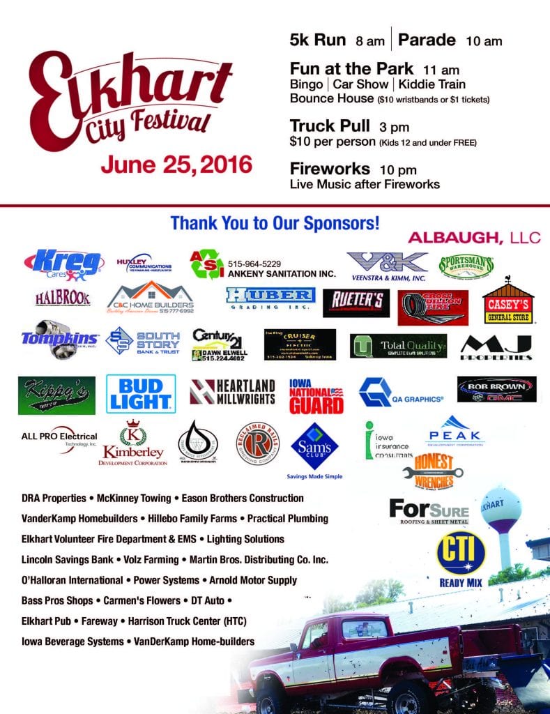 QA Graphics Sponsors Elkhart City Festival 6/25/2016 QA Graphics