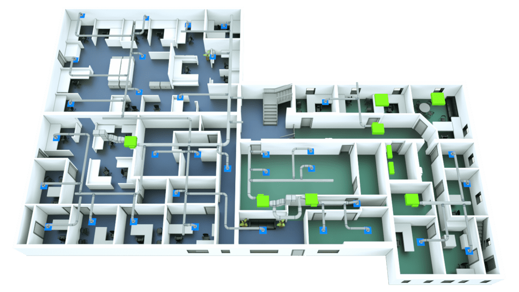 3D floor plan Template 2 platinum