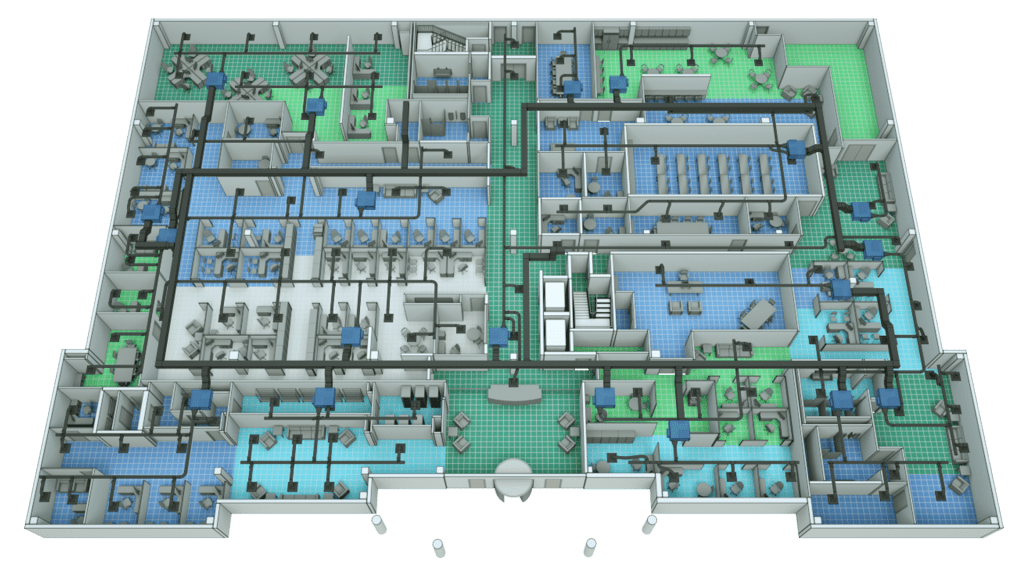 3D floor plan Template 4 platinum