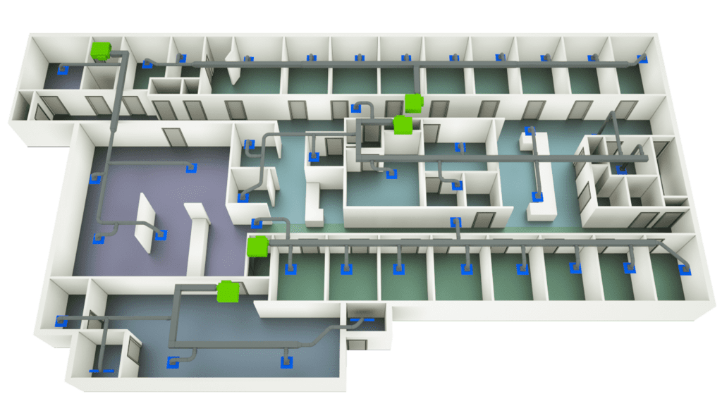 Silver Template 2, 3D floor plan